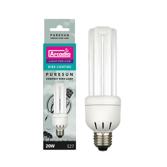 Arcadia PureSun Compact Bulb - 2.4% 20 Watt - Bermondsey Exotics