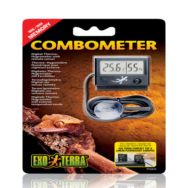 Exo Terra Thermo-Hygro Combometer - Bermondsey Exotics