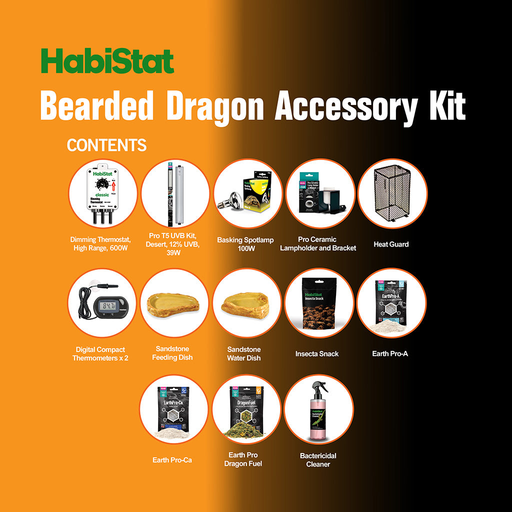 HabiStat Bearded Dragon Accessory Kit - Bermondsey Exotics