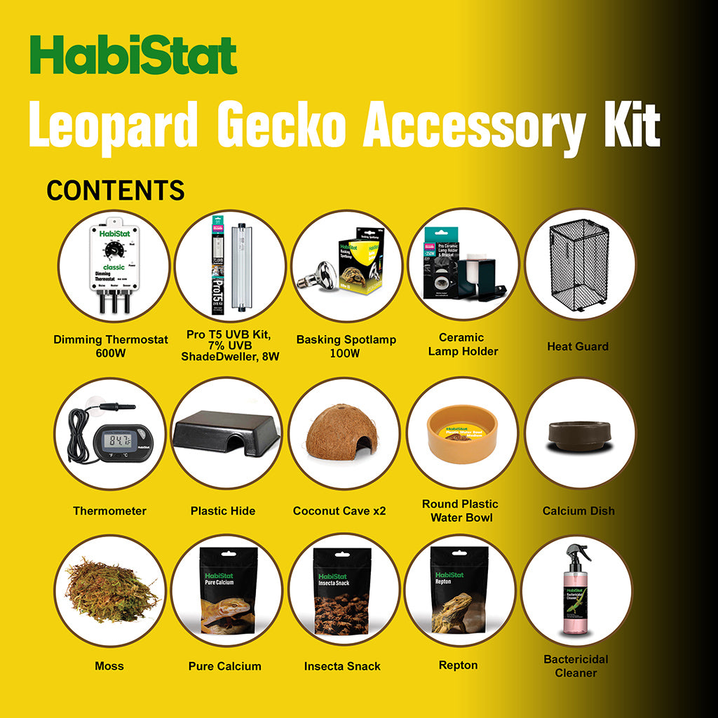 HabiStat Leopard Gecko Accessory Kit - Bermondsey Exotics