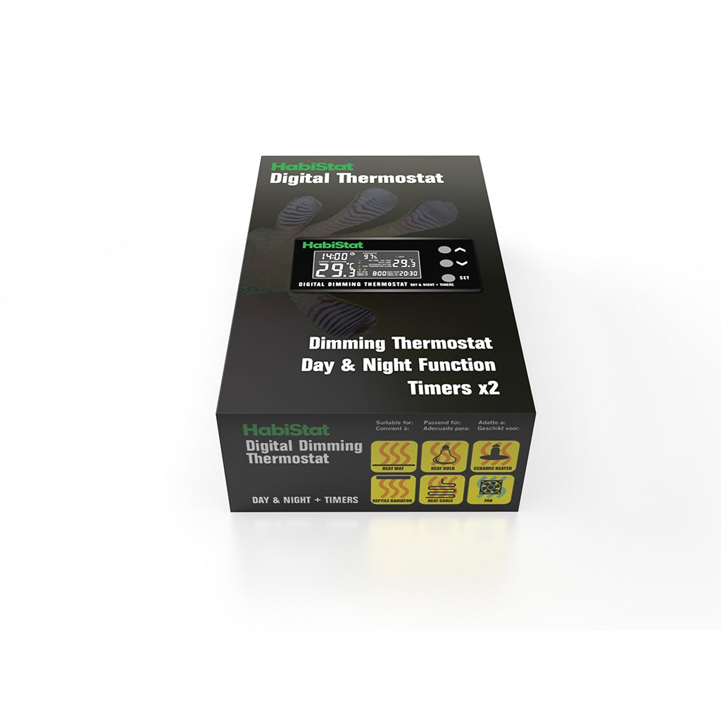 HabiStat Digital Temprature Thermostat - Day/Night Timer 600 Watt - Bermondsey Exotics