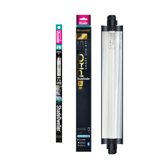 LumenIZE Pro T5 UVB Kit, ShadeDweller 7% UV-B, 8 Watt - Bermondsey Exotics